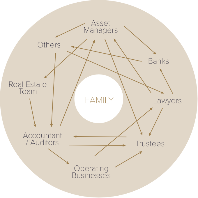 Without Family Office Diagram